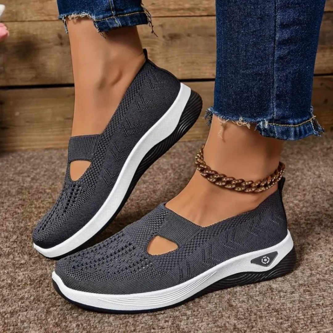 Maison-Lorie™ |Baskets orthopédiques décontractées et respirantes pour femmes, faciles à enfiler
