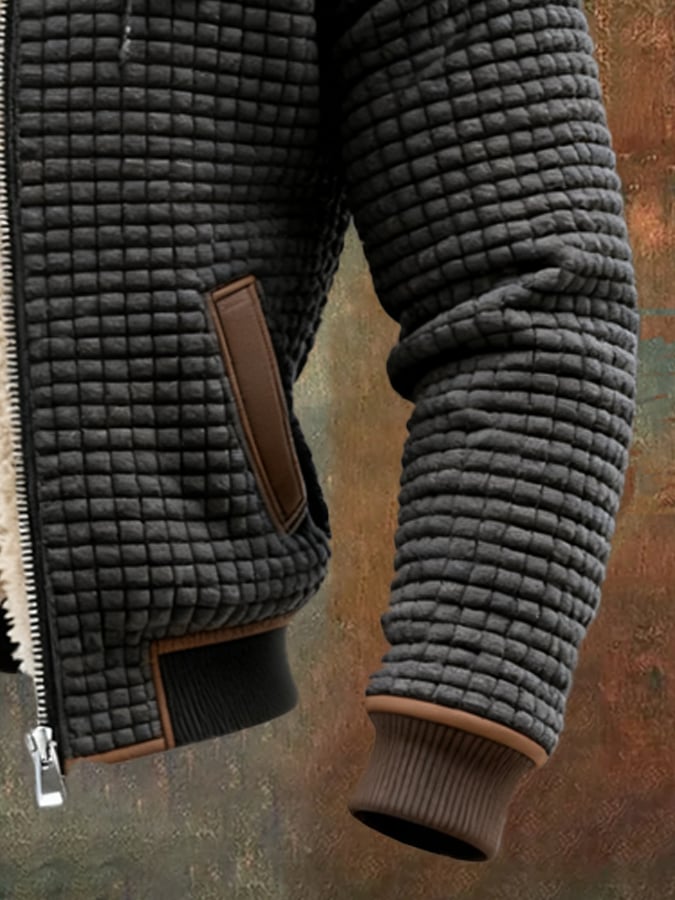 Maison-Lorie™ | BLOUSON MATELASSÉ ÉLÉGANT À COL SOIGNÉ