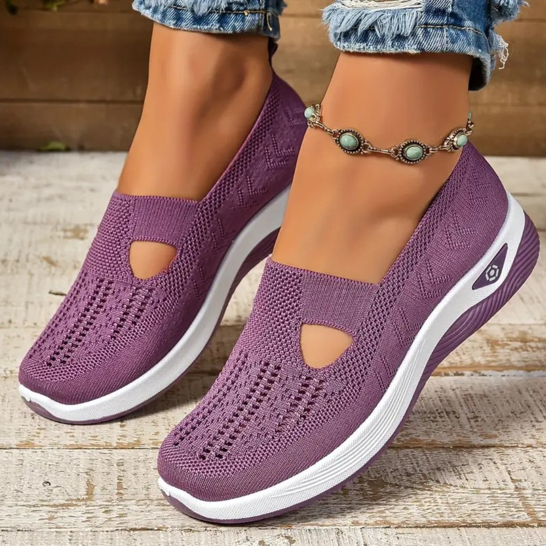 Maison-Lorie™ |Baskets orthopédiques décontractées et respirantes pour femmes, faciles à enfiler