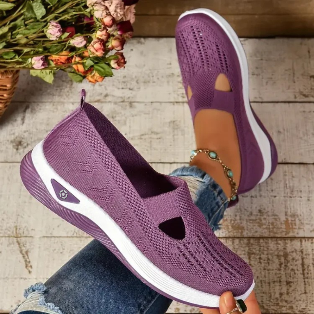 Maison-Lorie™ |Baskets orthopédiques décontractées et respirantes pour femmes, faciles à enfiler