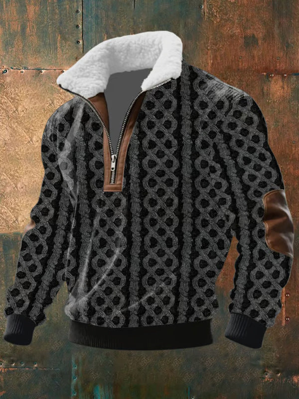 Maison-Lorie™ | PULL ZIPPÉ À COL MONTANT FOURRÉ )