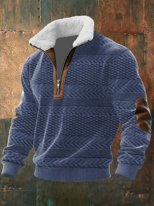 Maison-Lorie™ | PULL ZIPPÉ À COL MONTANT FOURRÉ )