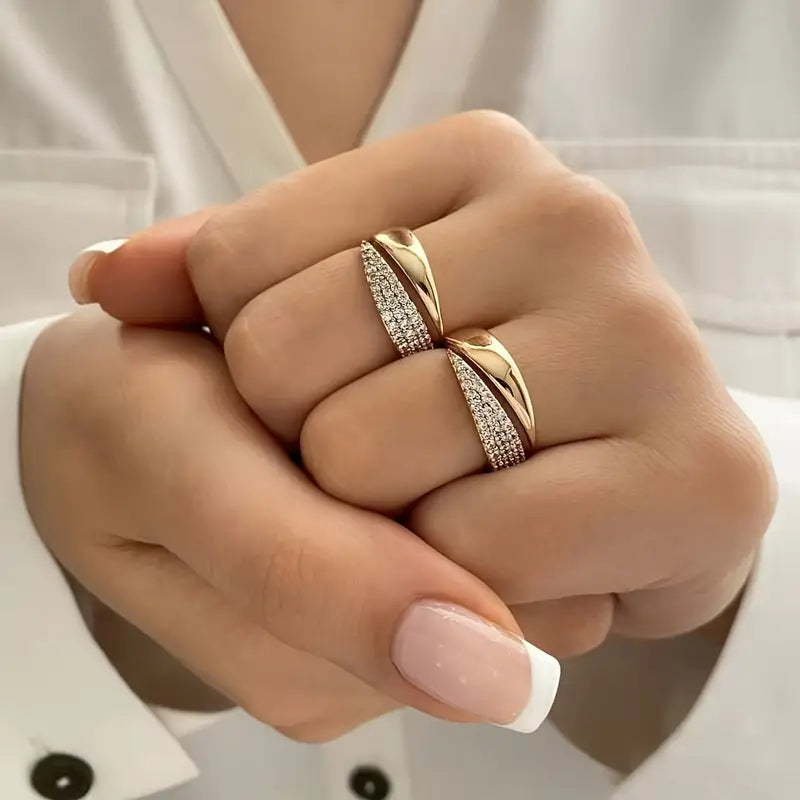 Maison-Lorie™ | Élégante bague avec pierres scintillantes - Maison-Lorie