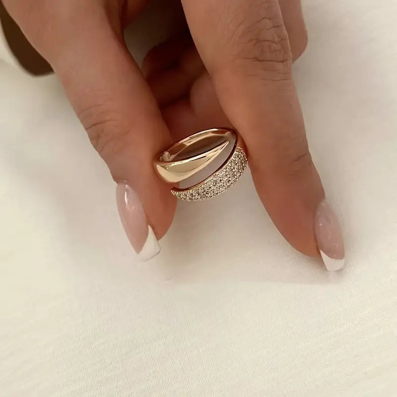 Maison-Lorie™ | Élégante bague avec pierres scintillantes - Maison-Lorie