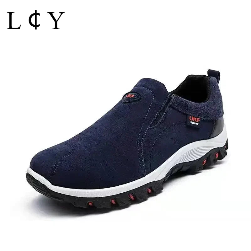 2025 nouvelles chaussures de sport décontractées pour hommes pour la marche en plein air, chaussures légères, à la mode et confortables, taille 38-50 Plus