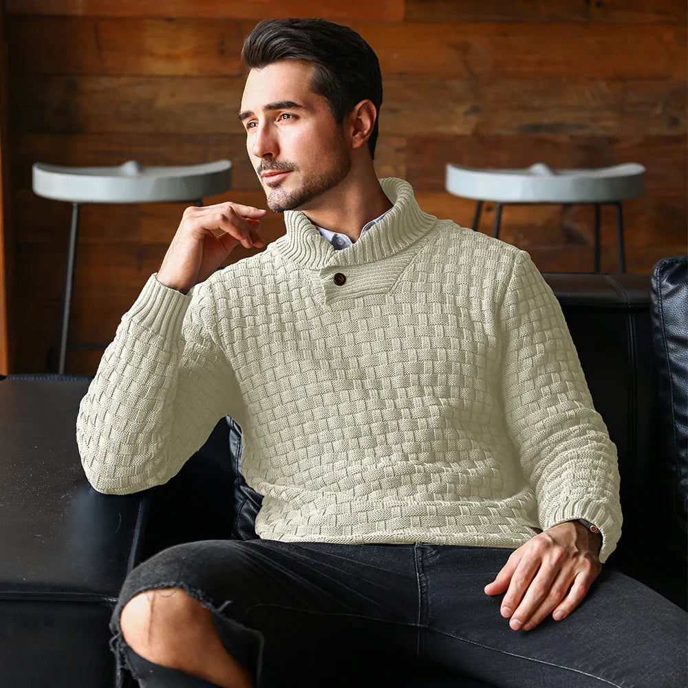 Sweat à capuche motif gaufré pour hommes