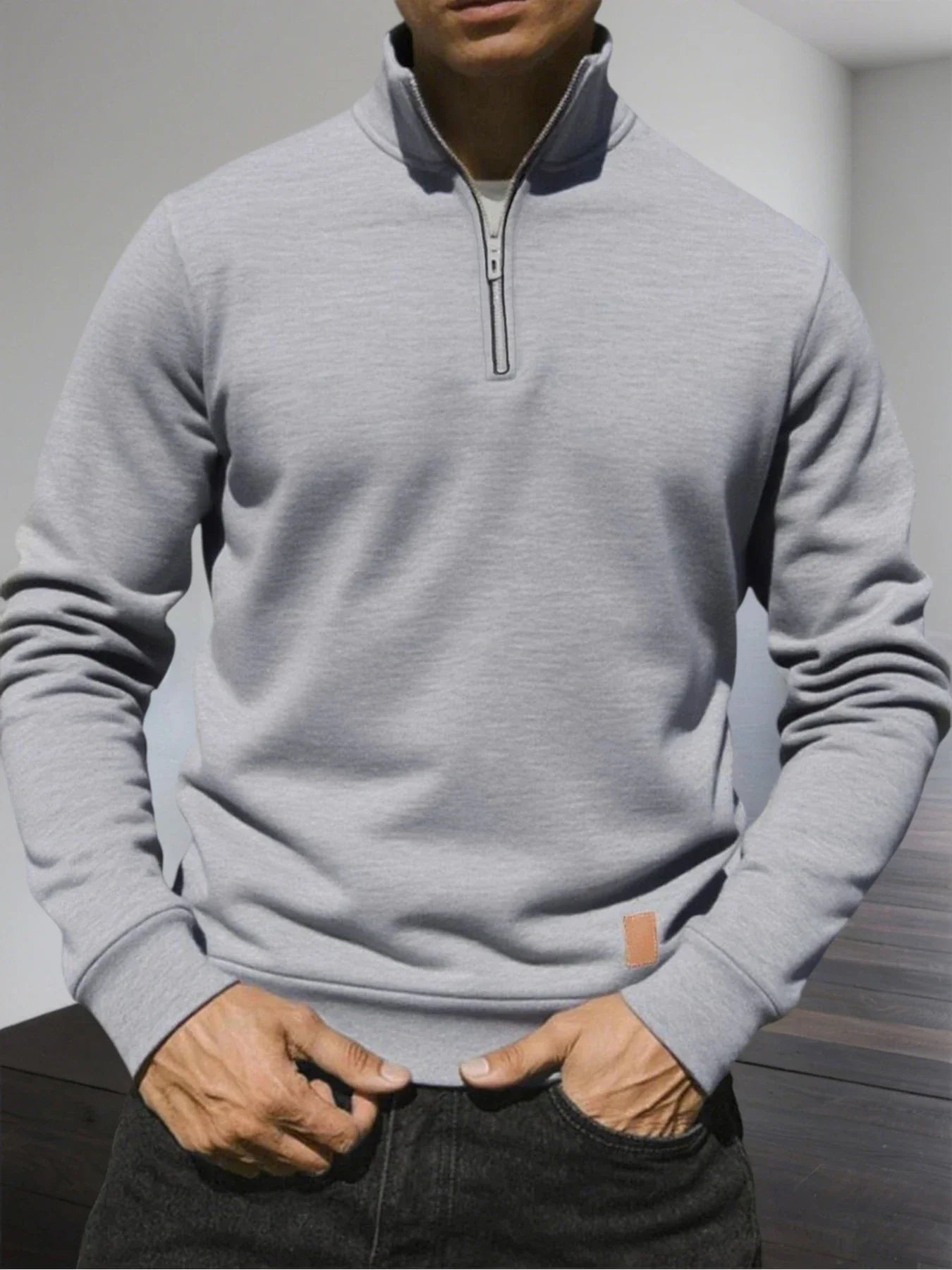 Maison-Lorie™ | Sweat-shirt à demi-fermeture éclair pour hommes