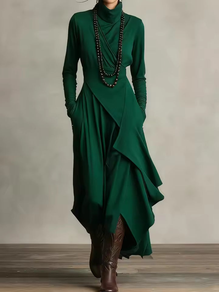 Natalie | Robe drapée élégante