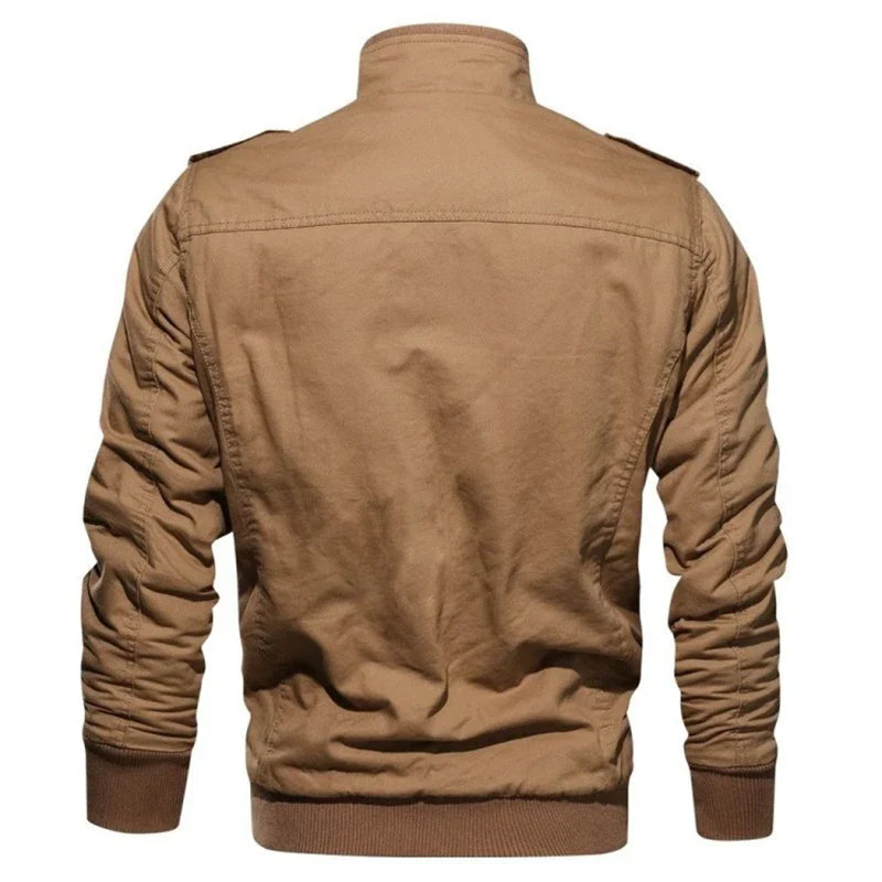 Vestes d'affaires décontractées pour hommes, veste tactique polaire d'hiver brodée, coupe-vent, plusieurs poches, manteau de travail en plein air, nouvelle collection